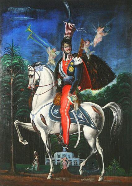 Zygmunt Waliszewski Prince Joseph Poniatowski on horse Norge oil painting art